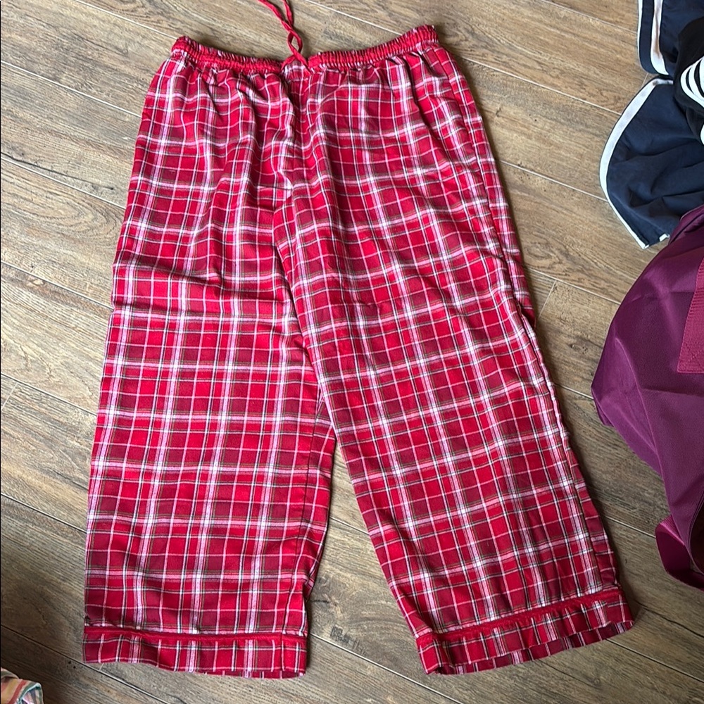 Disney Red Plaid Lounge Pants
